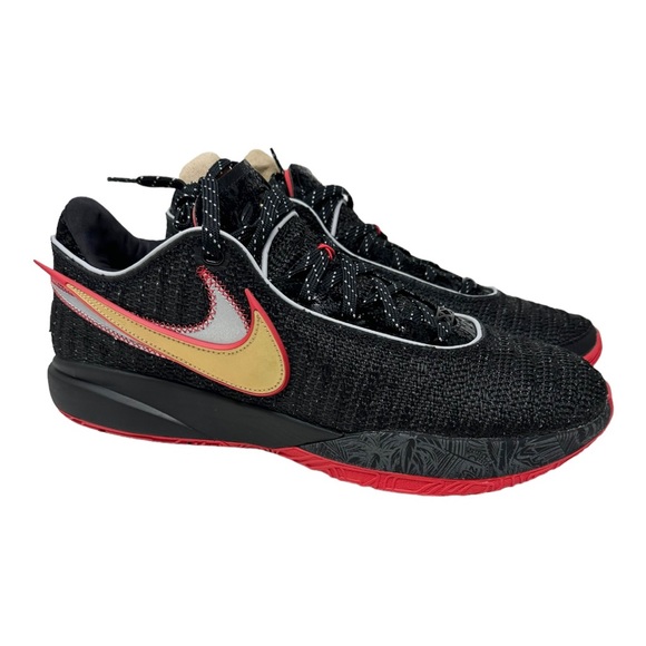 Nike Lebron XX Trinity DJ5423-001 Black/University Red/University Gold Size 14. - Picture 1 of 9